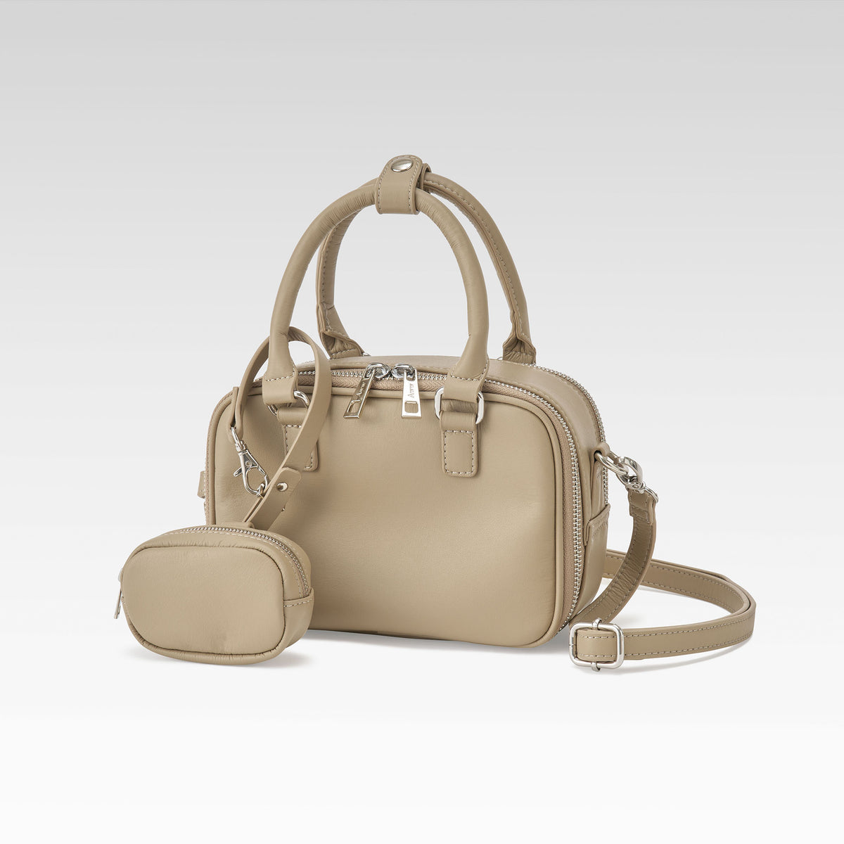 Aww AWW アウ バッグ ベージュ アウ ボストンバッグ ベージュ