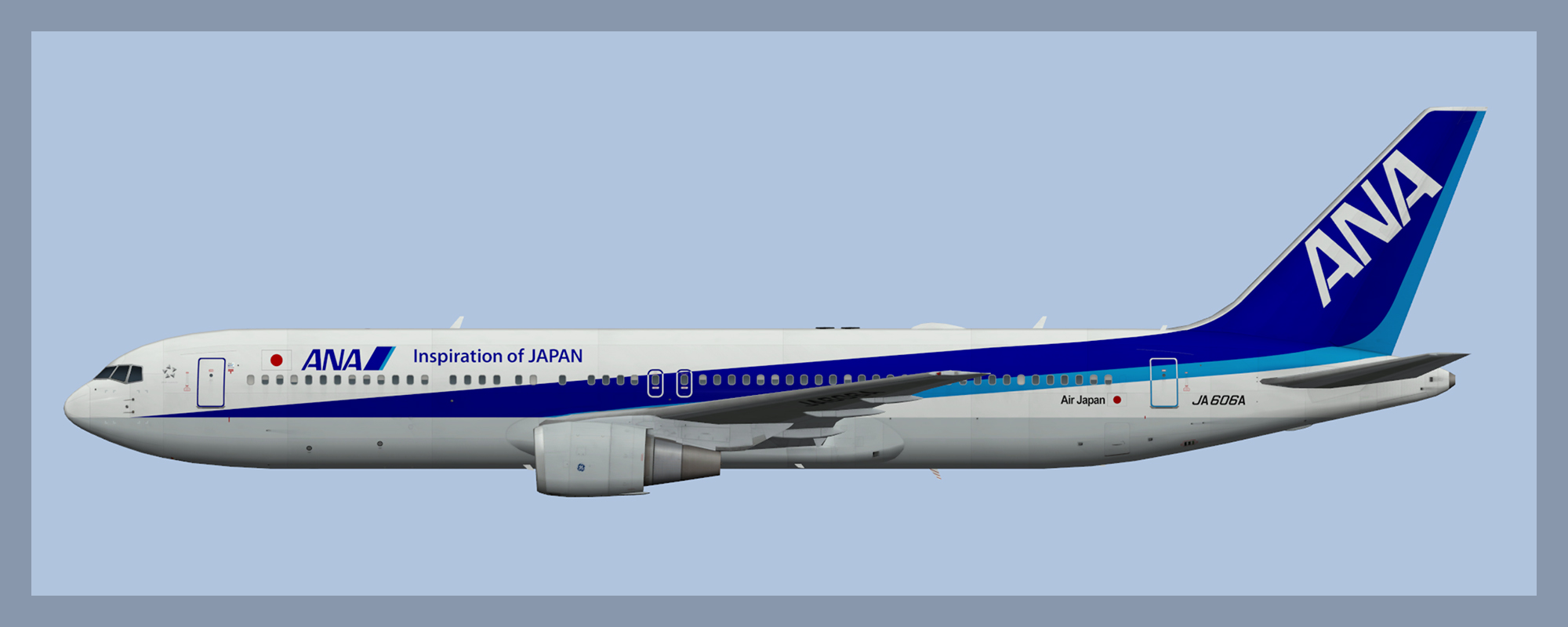 航空機・ヘリコプター JFOX ANA B787-8 B767-300ER JA824A JA623A