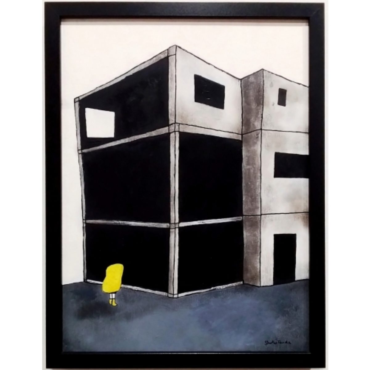 津田周平 油彩 カンヴァス F4 原画 真作保証 1点物 津田周平 油彩