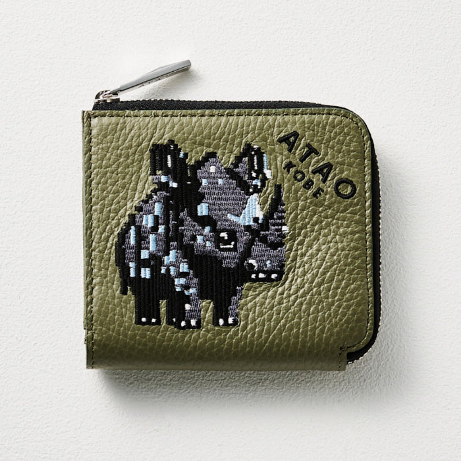 ATAO18周年記念｜ZOOシリーズ｜チェス(CHESS)｜ミニ財布｜刺繍｜日本製