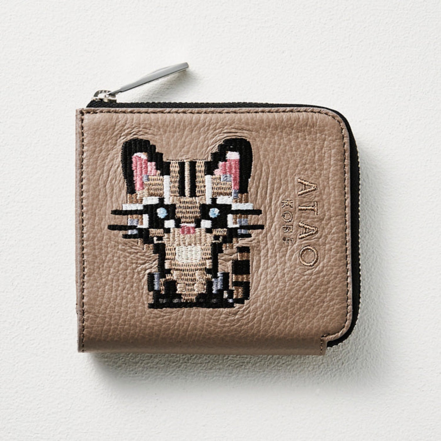 ATAO18周年記念｜ZOOシリーズ｜チェス(CHESS)｜ミニ財布｜刺繍｜日本製