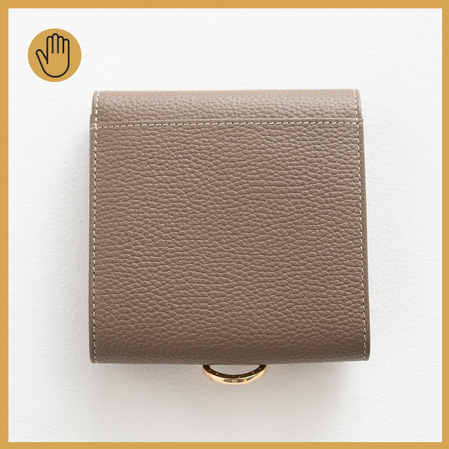 ATAO ロトロ ブラウンレザー二つ折り財布 ゴールド金具 ATAO(アタオ) 2