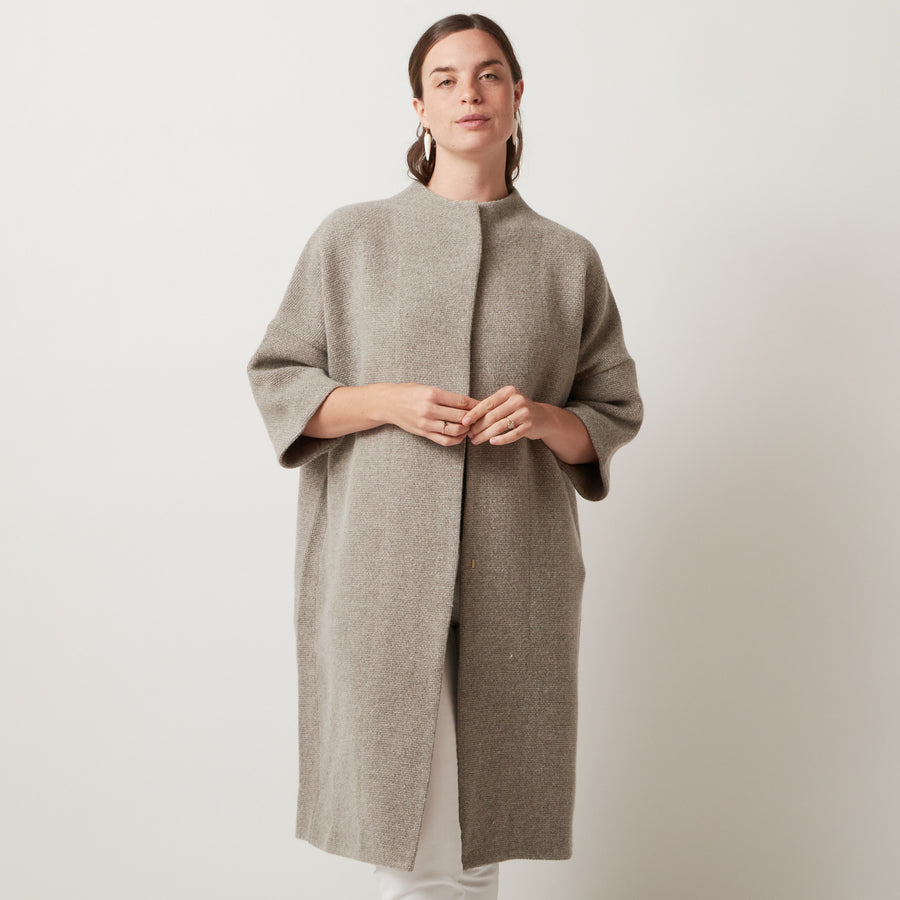 Evam Eva Long Tweed Coat – Atlantic Nantucket