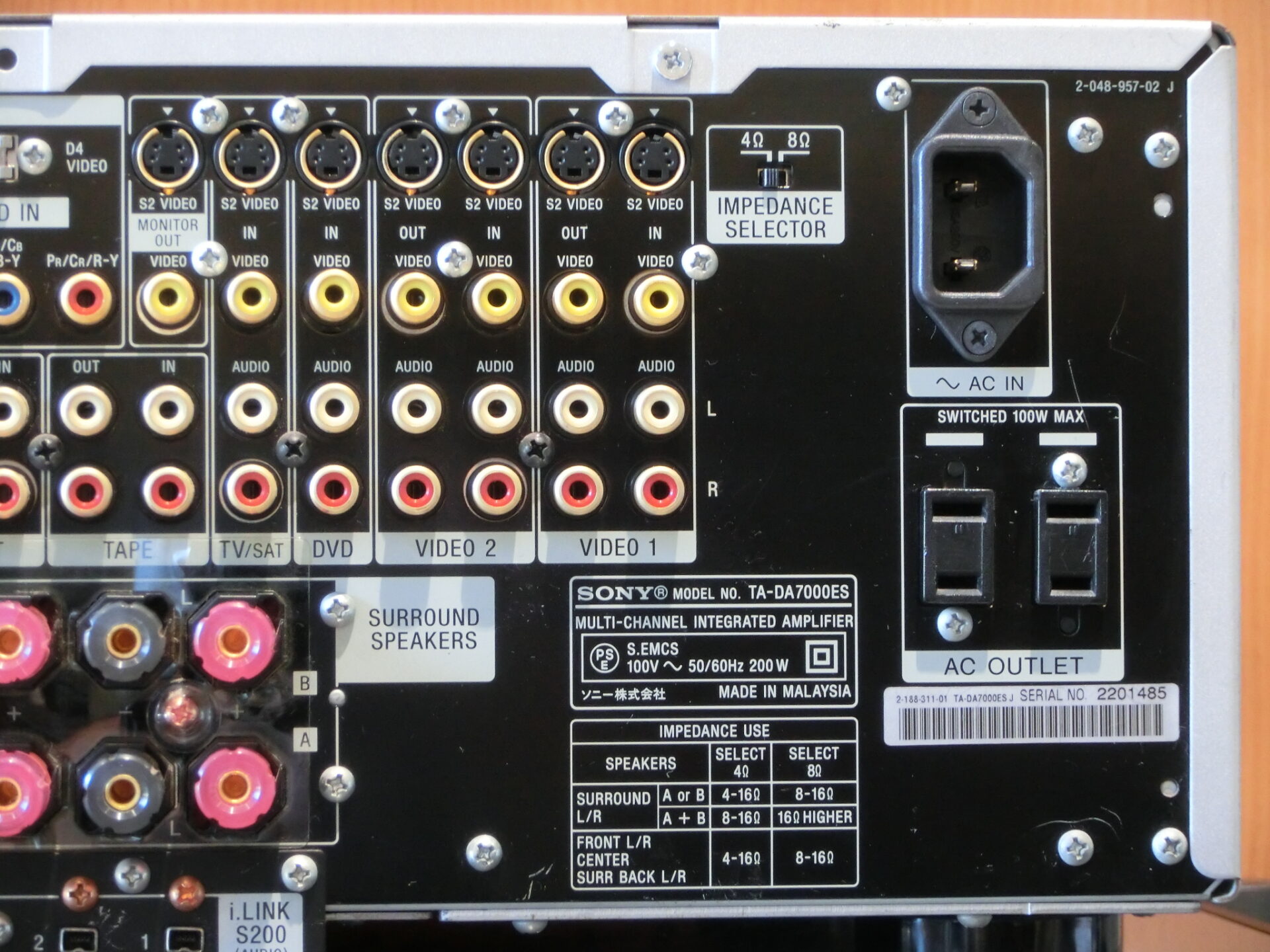 SONY フルデジタルAVアンプ TA-DA7000ES ヴィンテージ 通販