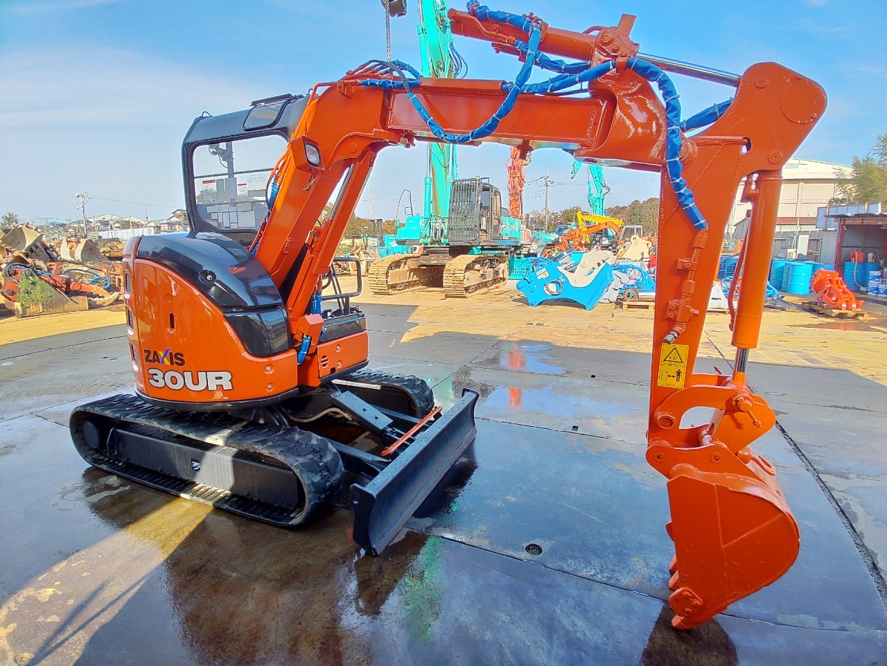 ブリキの 動くショベル付き建設車両 ブリキの 動くショベル付き建設車両