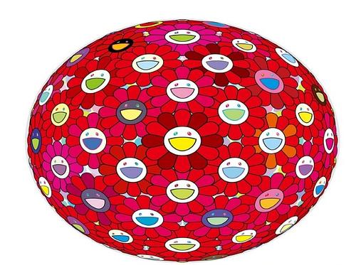 村上隆 版画 【レインボーの心の中】ED300 レインボーの心の中> 村上隆 版画 ED300