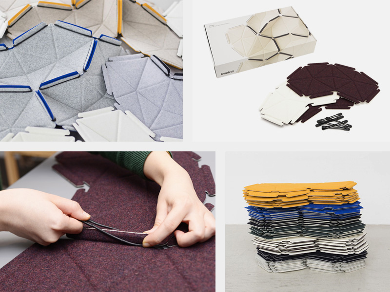 Kvadrat クヴァドラ Clouds クラウズ 8 pcs box ウォール オブジェ