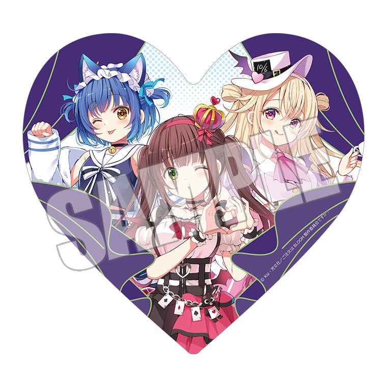 ハートクッション＜RABBIT in WONDERLAND & NIGHTMARE BLACK＞