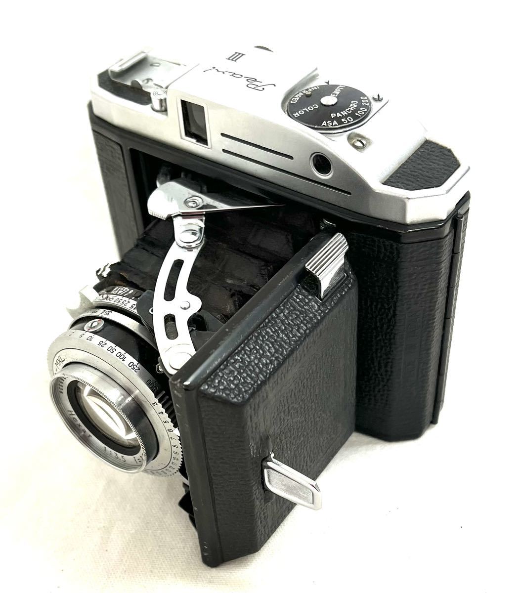 ☆ KONICA Pearl Ⅲ 3パール 小西六 Hexar 1:3.5 f=75mm フィルム