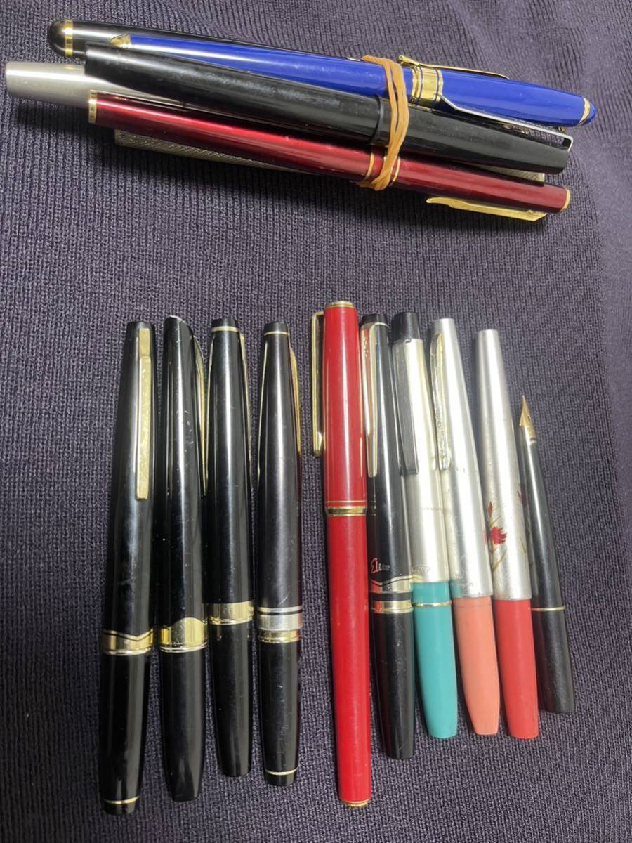 大幅値下げ‼️ 18K大型ペン‼️ PILOT Elite ポケット型高級万年筆 黒