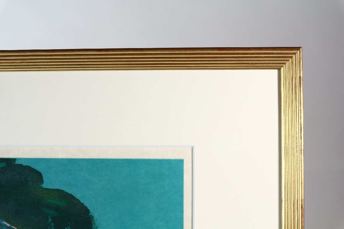 リトグラフ E.A 大判 美術 美品！ ☆ポール・ギヤマン☆「馬に乗る人