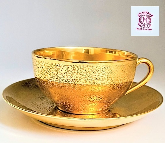 オールドニッポン 大銘品! 金彩エッチング クサラシ技法 カップ