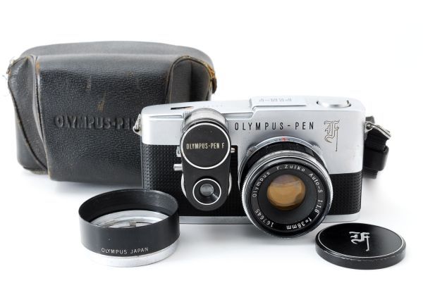 Olympus Pen F 露出計 F.Zuiko 38mm f1.8 ズイコーレンズ フード 花