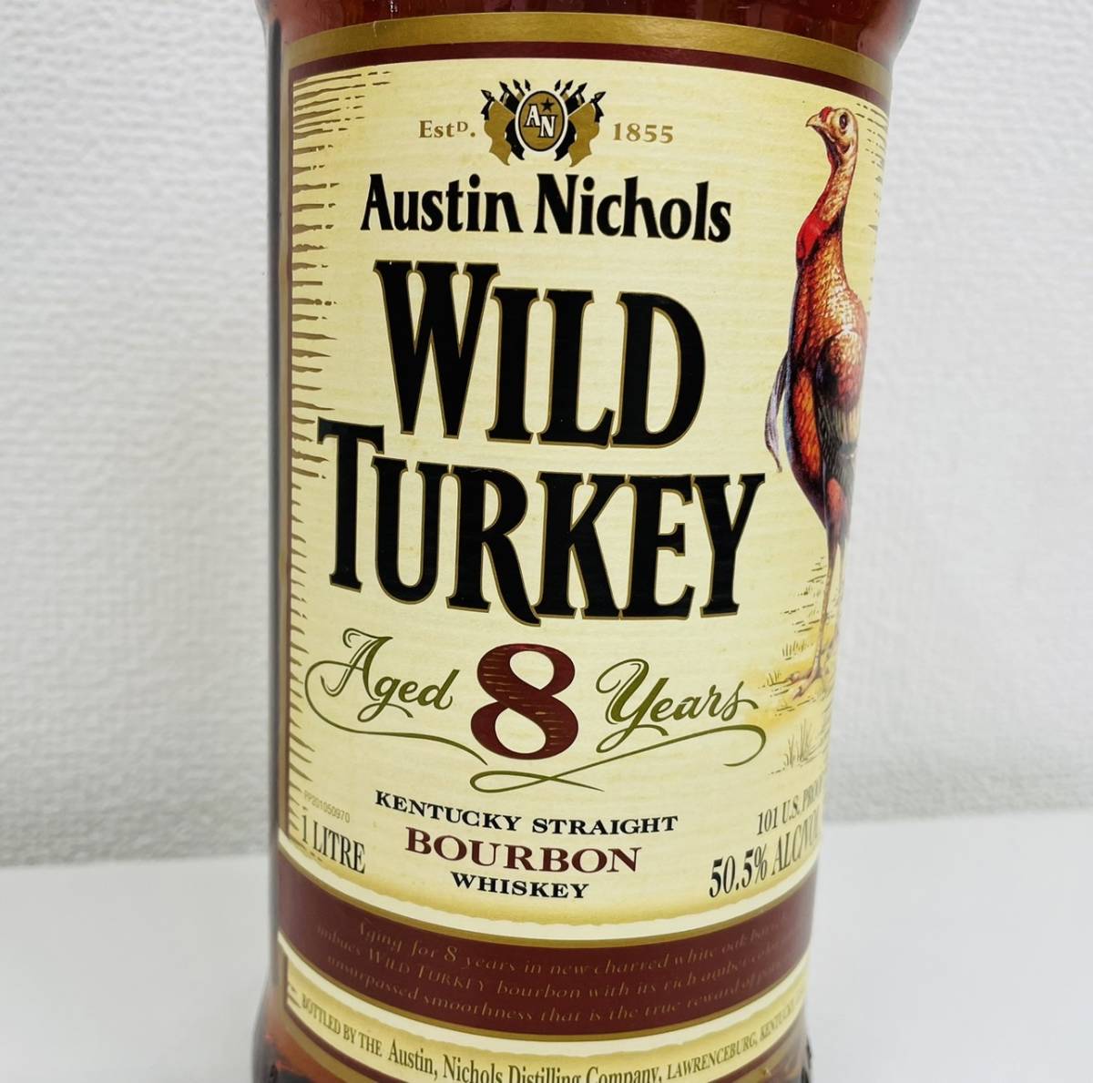 古酒・未開栓WILD TURKEY ワイルドターキー 8年 旧ボトル 1000ml 101