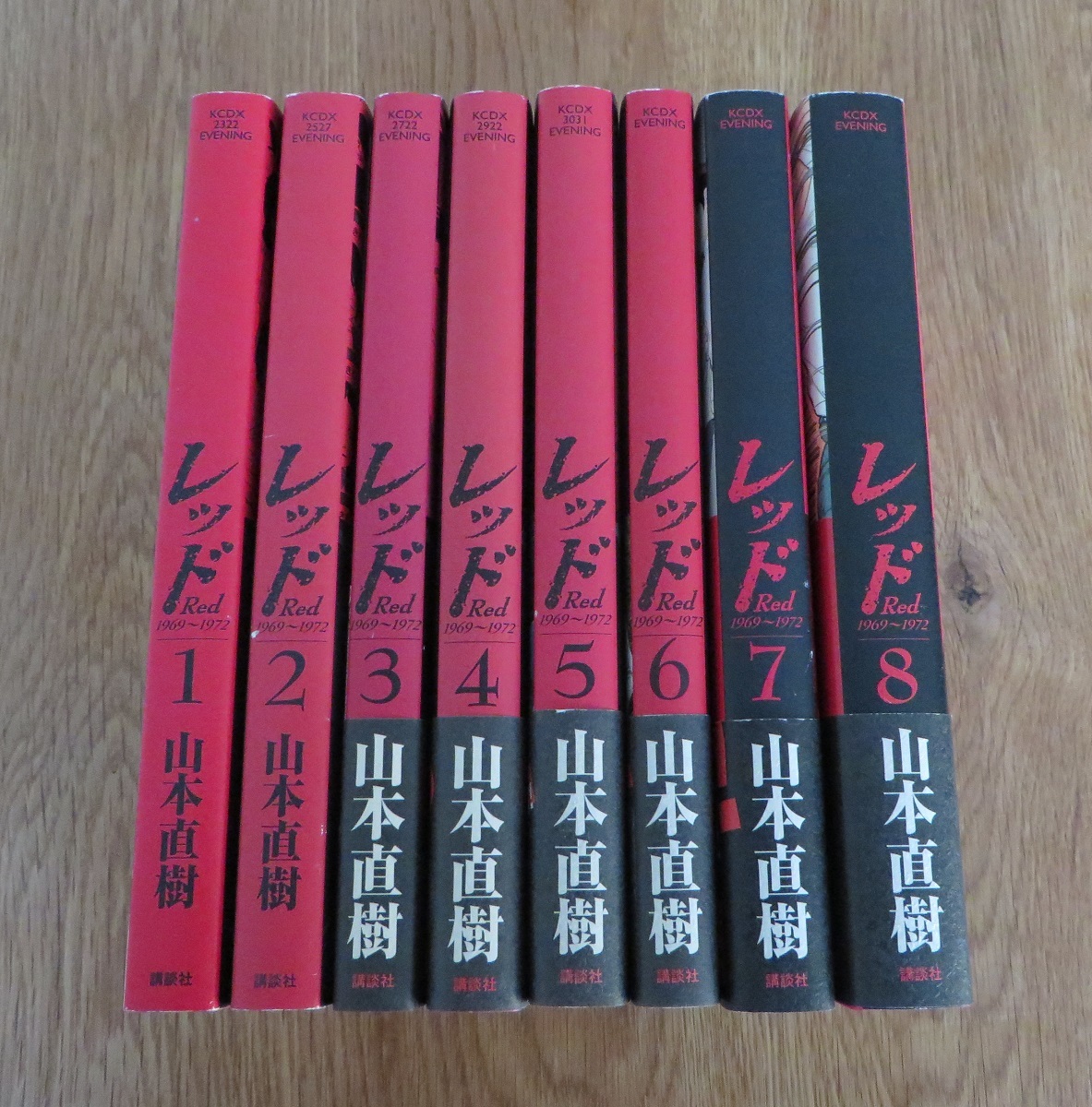 定本 レッド 1969-1972 1-4 全巻セット 定本 レッド 【全巻初版・帯
