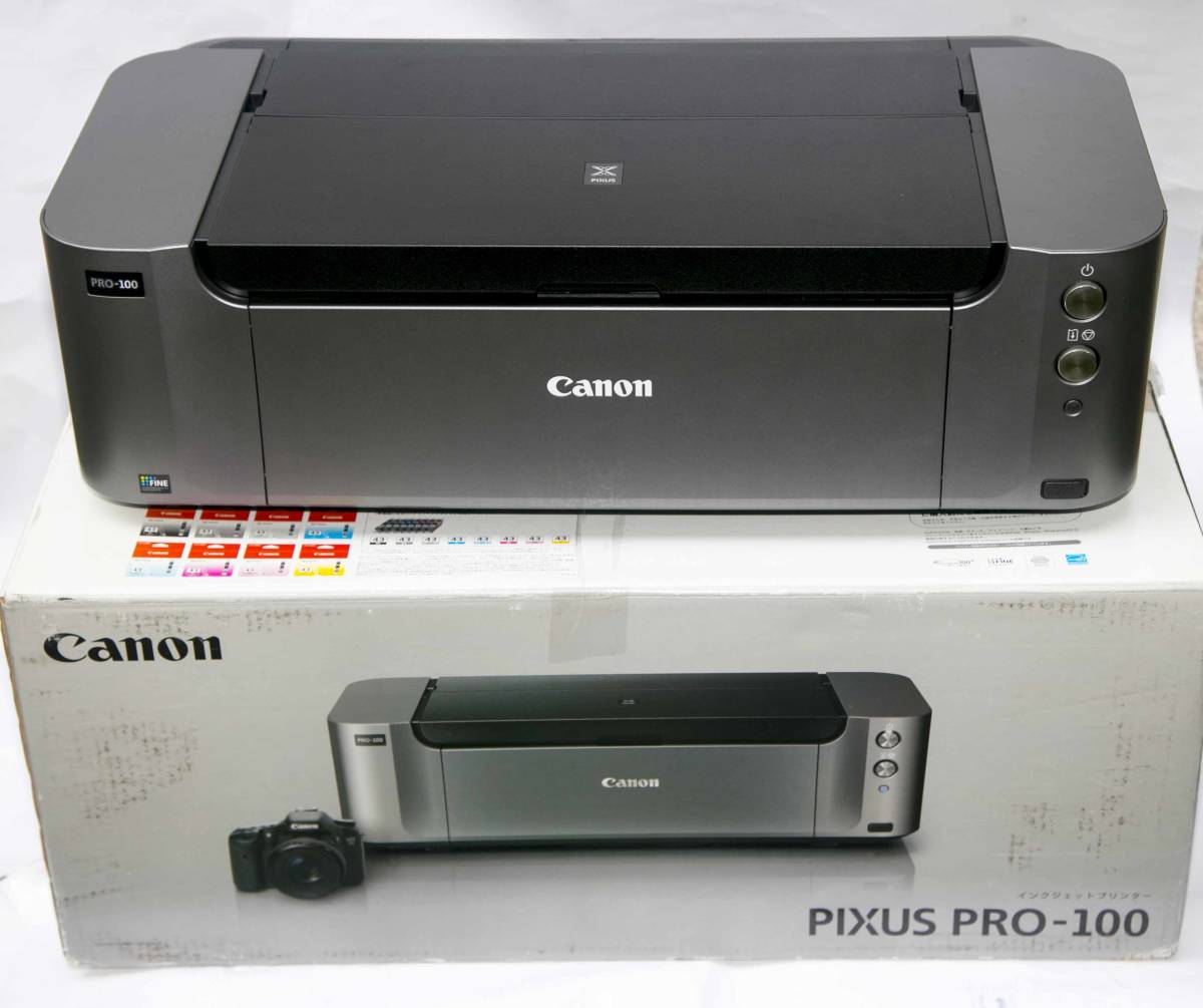 Canon キヤノン PIXUS PRO-100 A3ノビ インクジェットプリンター 印刷