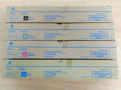 36579③ 未開封 コニカ ミノルタ トナー TN324 K/Y/M/C 4色 計4本