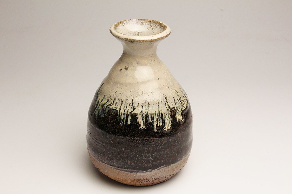 逸品】西岡小十 ショップ 『絵唐津徳利 』 共箱 抜群の上り 12月13日