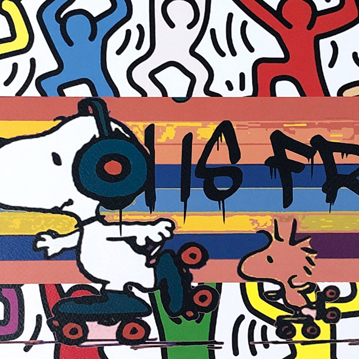 death nyc 世界限定100枚 キースヘリング スヌーピー ピーナッツ NYC DEATH