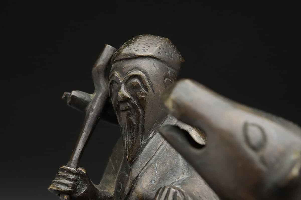 時代物 古銅 銀象嵌 香炉 【公式通販】