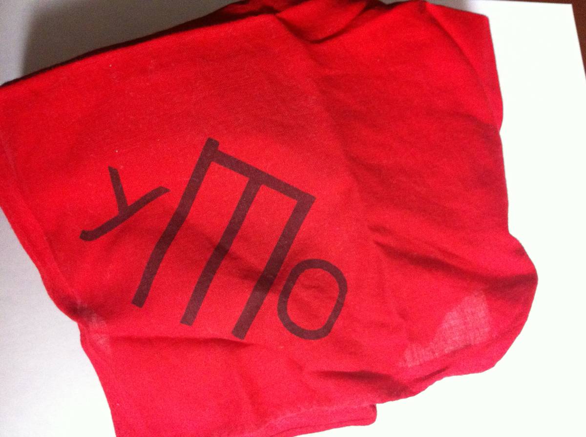 YMO 高橋幸宏 細野晴臣 高橋幸宏さん♪ 腕章 A4 YMO スカーフ イエロー