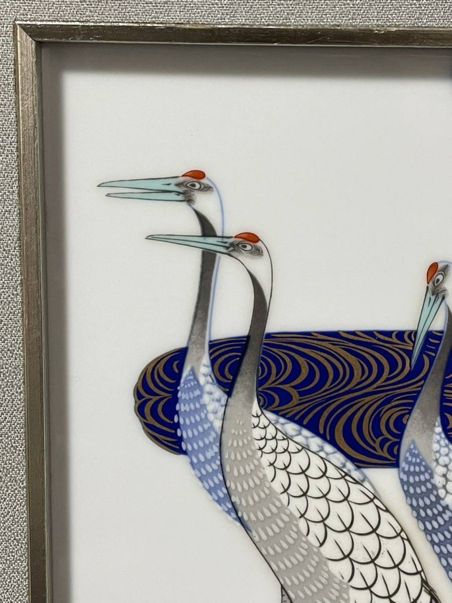 香蘭社の陶板額縁入り、金蘭 蘭）陶額|有田焼の老舗-香蘭社オンライン