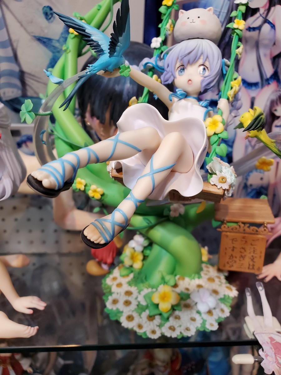 美品】チノ ～お花のブランコ～ 1/7スケールフィギュア 【公式通販】