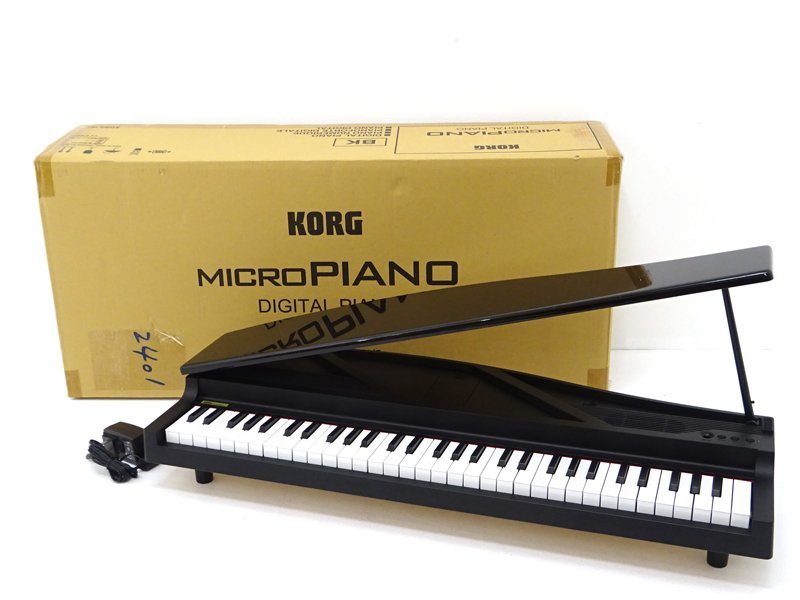 KORG MICROPIANO マイクロピアノ ミニ鍵盤61鍵 ブラック