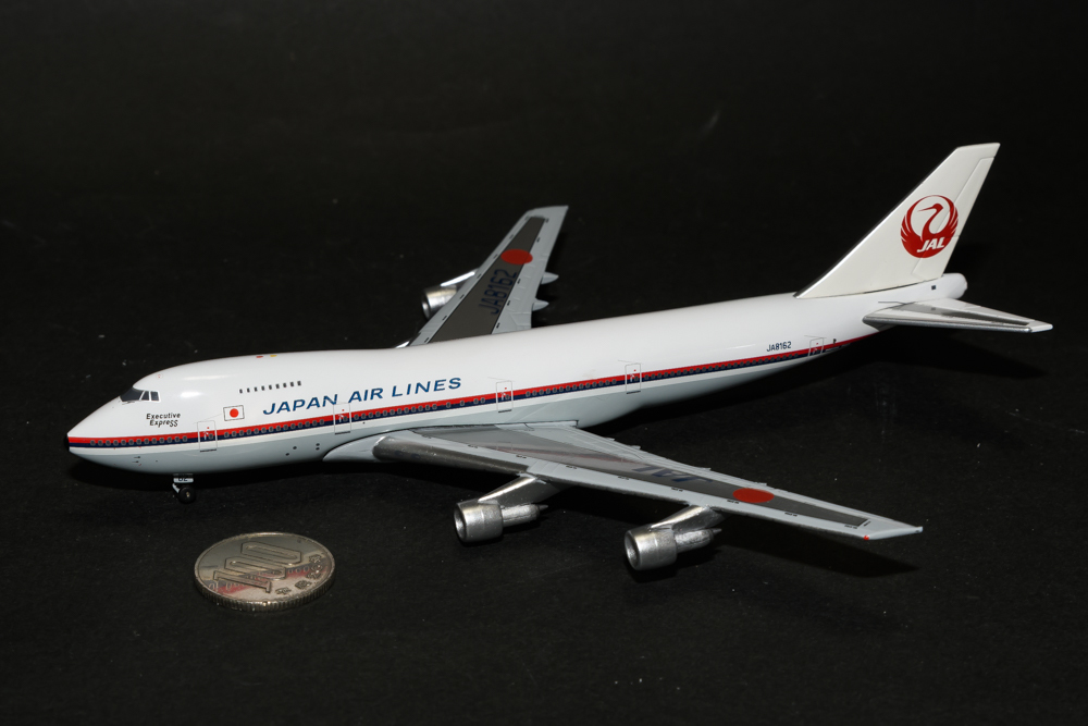 1/400 JET-X JAL 日本航空 B747-200 JA8162 (金属製)