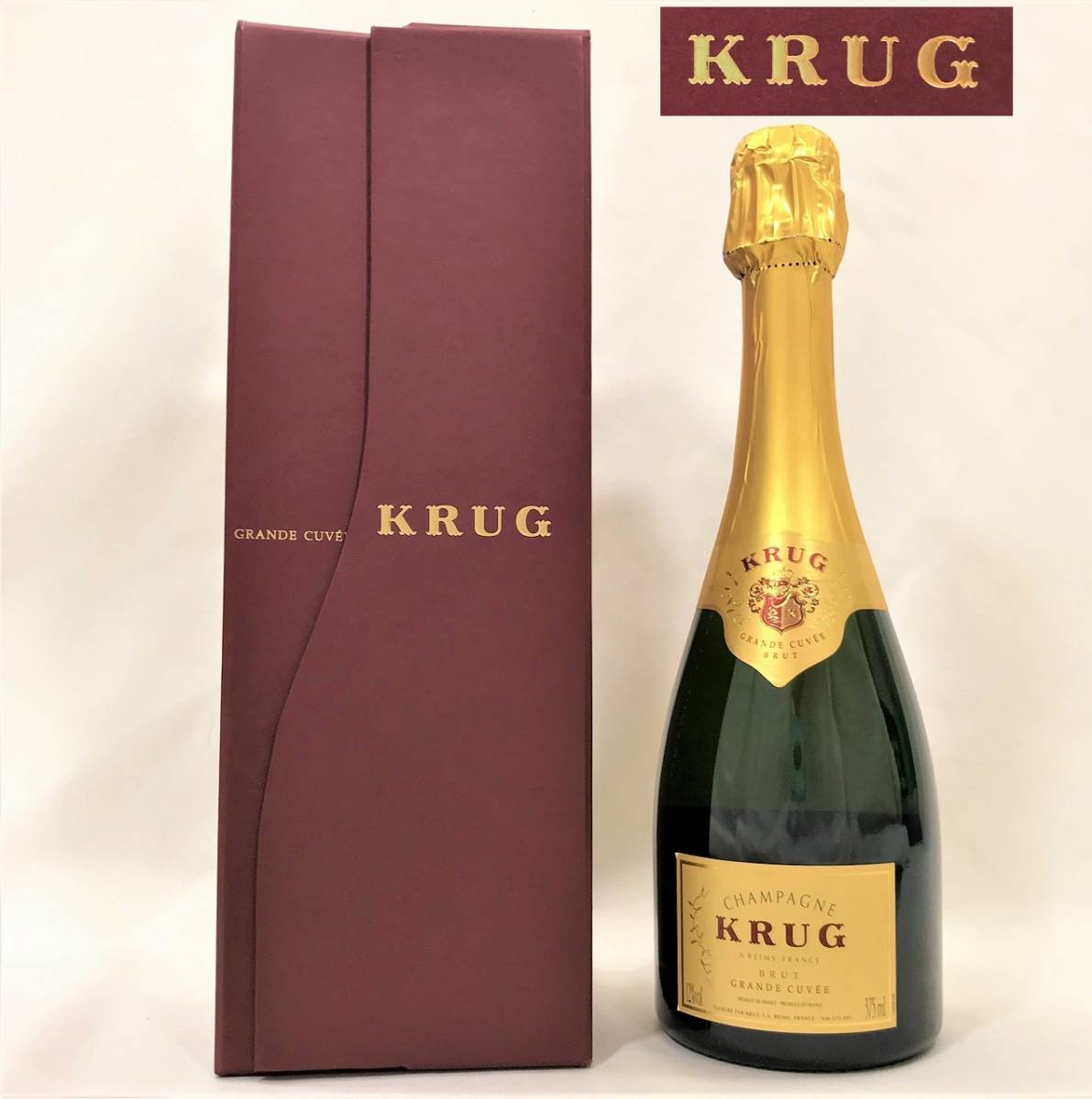 クリュッグ KRUG ハーフシャンパン 未開栓! KRUG GRANDE CUVEE BRUT