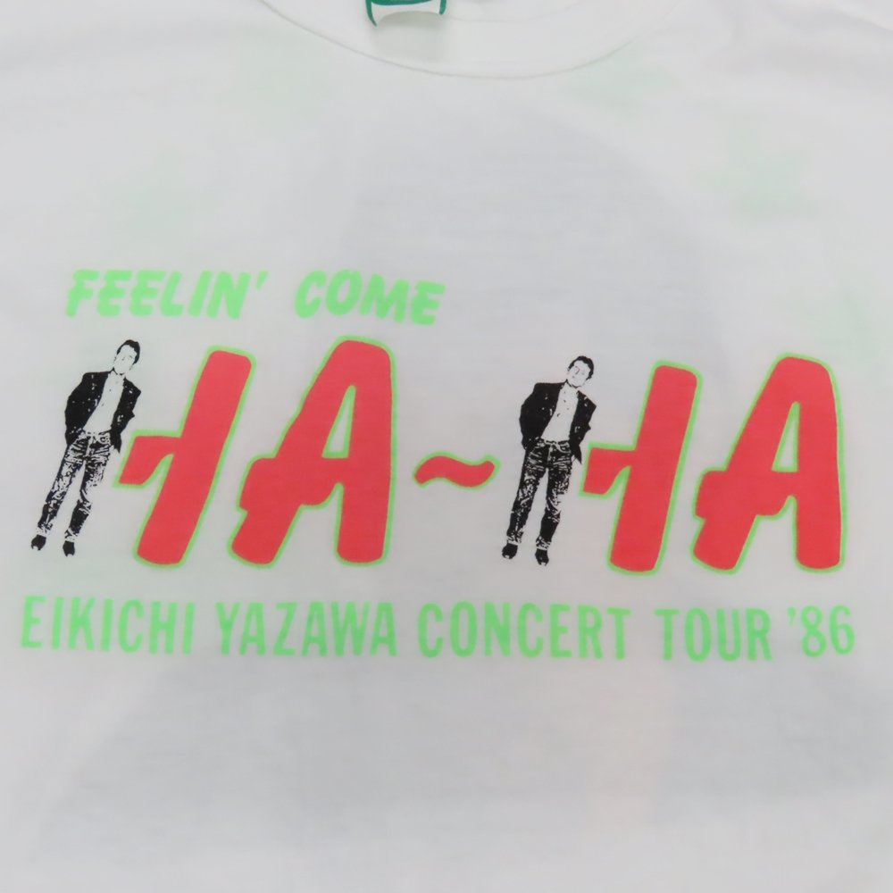 矢沢永吉 FEELIN'COME HA~HA '86 Tシャツ 矢沢永吉 ティシャツ FEELIN