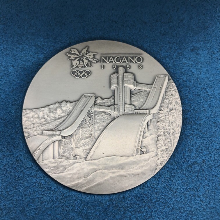 1254819 長野オリンピック 記念貨幣発行記念メダル 1997 SV1000 純銀