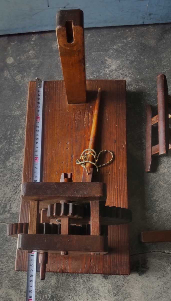 糸巻き 木製 アンティーク 昭和 糸巻機 レトロ 古民家 糸車