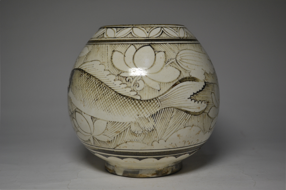 中国美術 磁州窯 花瓶 花入 古玩 置物(宋)｜売買されたオークション情報、