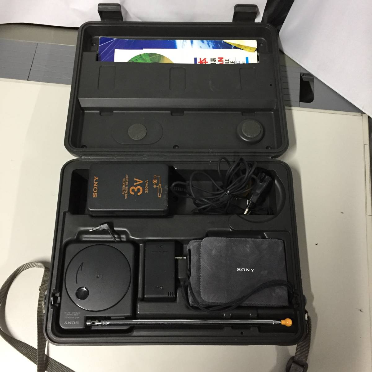 □SONY ICF-SW1S FMステレオ/LW/MW/SW シンセサイザーレシーバー