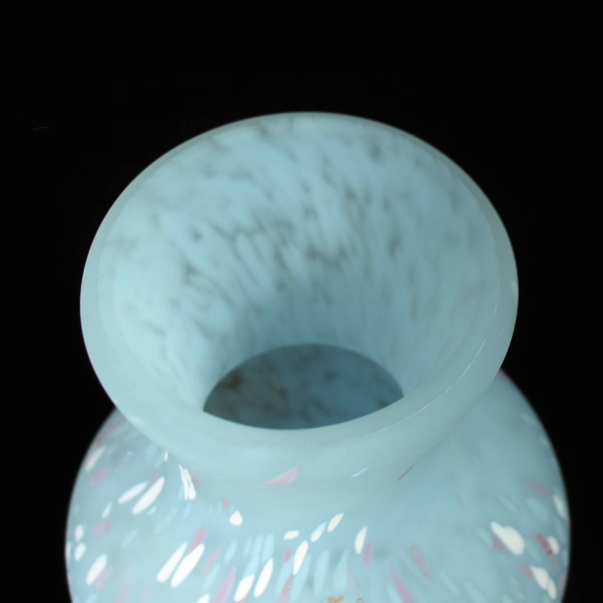 藤田喬平 手吹金彩盃 美しい幾何学模様の名品！7760 藤田喬平 手吹金彩