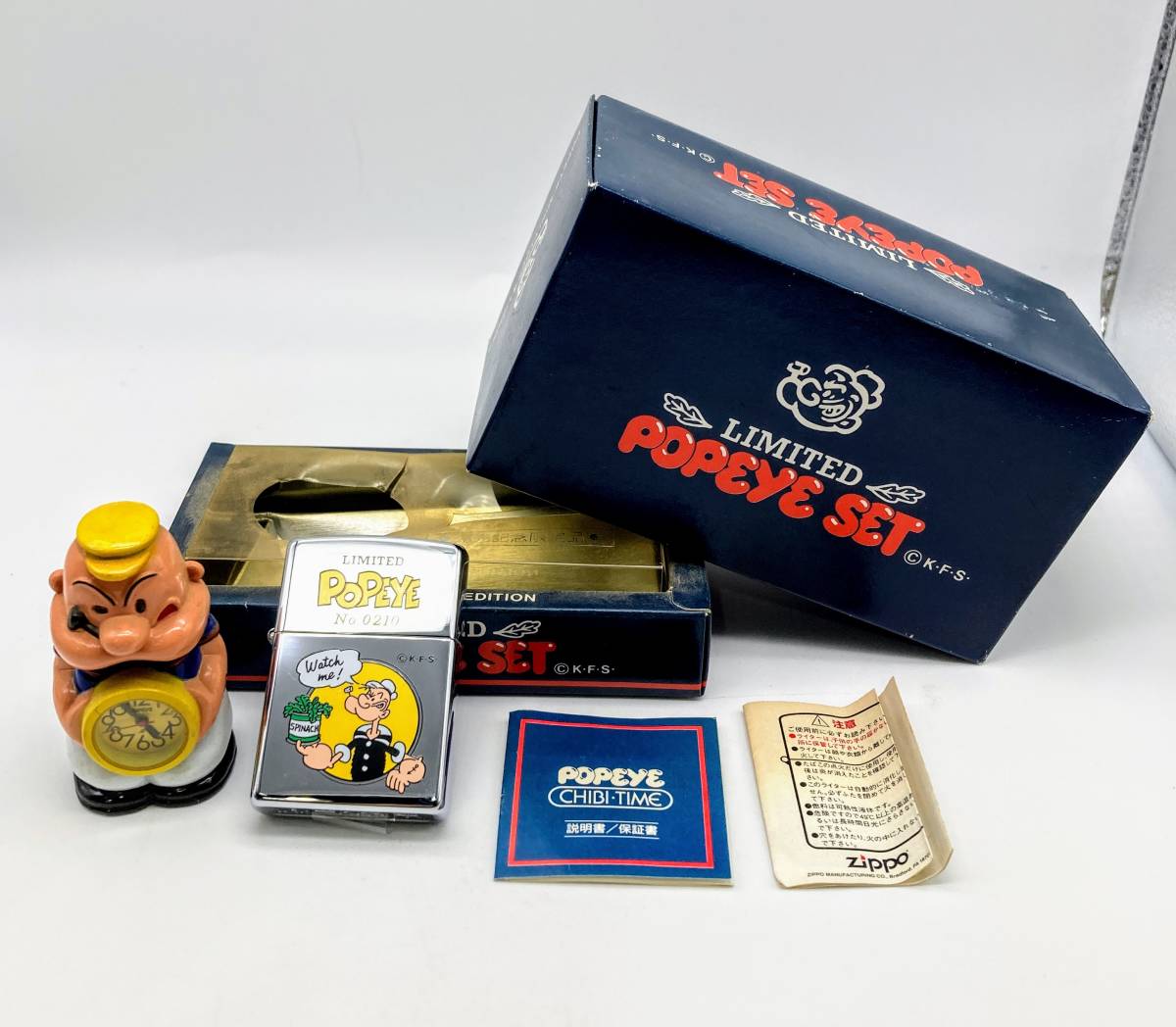 ZIPPO ジッポー POPEYE ポパイ 時計 ZIPPO ジッポー POPEYE ショップ