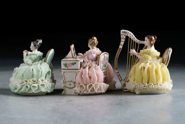 T466. アンティーク【Irish Dresden】アイリッシュドレスデン Celtic