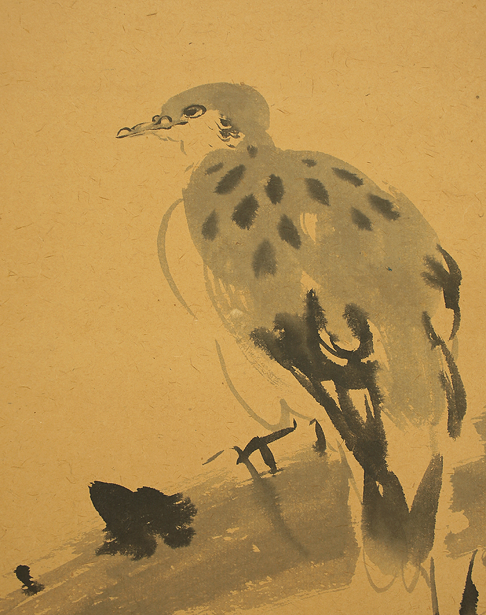 模写】村田香谷 墨竹図 紙本 肉筆 掛軸 南画家 中国画 42s1396