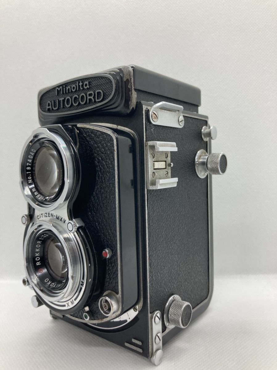 ミノルタオートコード MINORUTA AUTO CORD 二眼レフカメラ レンズ