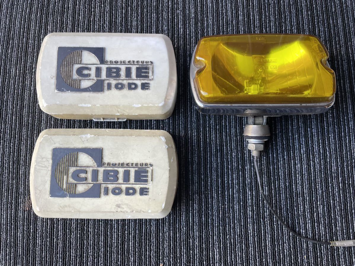 CIBIE当時物シビエ角フォグランプ35 マーシャルPIAA旧車族車