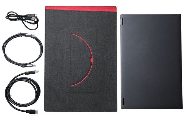 キーボード一体型ポータブルモニター14㌅ Quintokuta TK140 キーボード