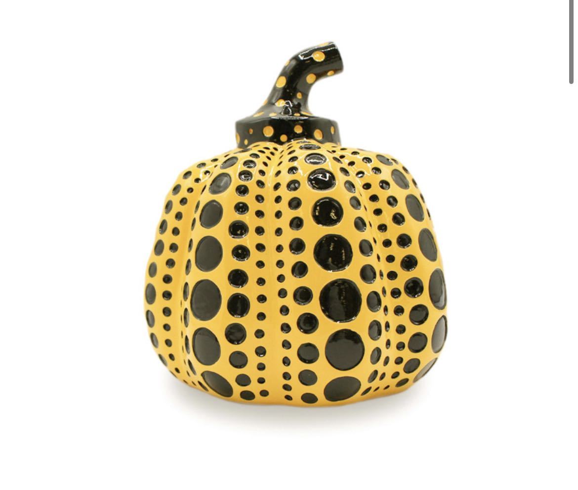 草間彌生 くさまやよい かぼちゃ 黄色 ペーパーウェイト パンプキン