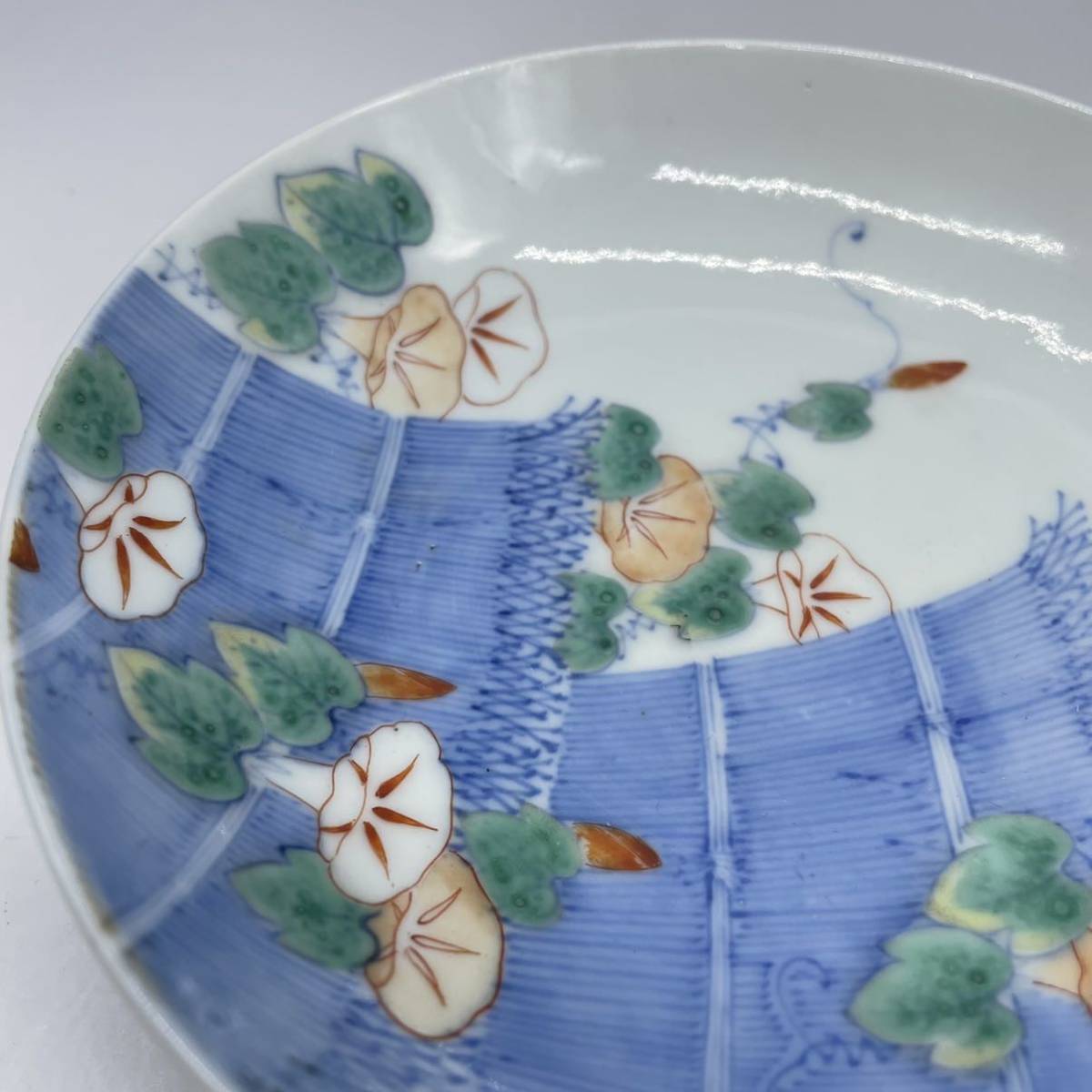 110 セール 伊万里 錦 色絵 扇 皿 九谷 鍋島 有田 飾り皿 公式通販