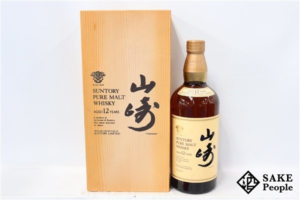 ◇サントリー 山崎 12年 ピュアモルト750ml 43% 箱付き ジャパニーズ