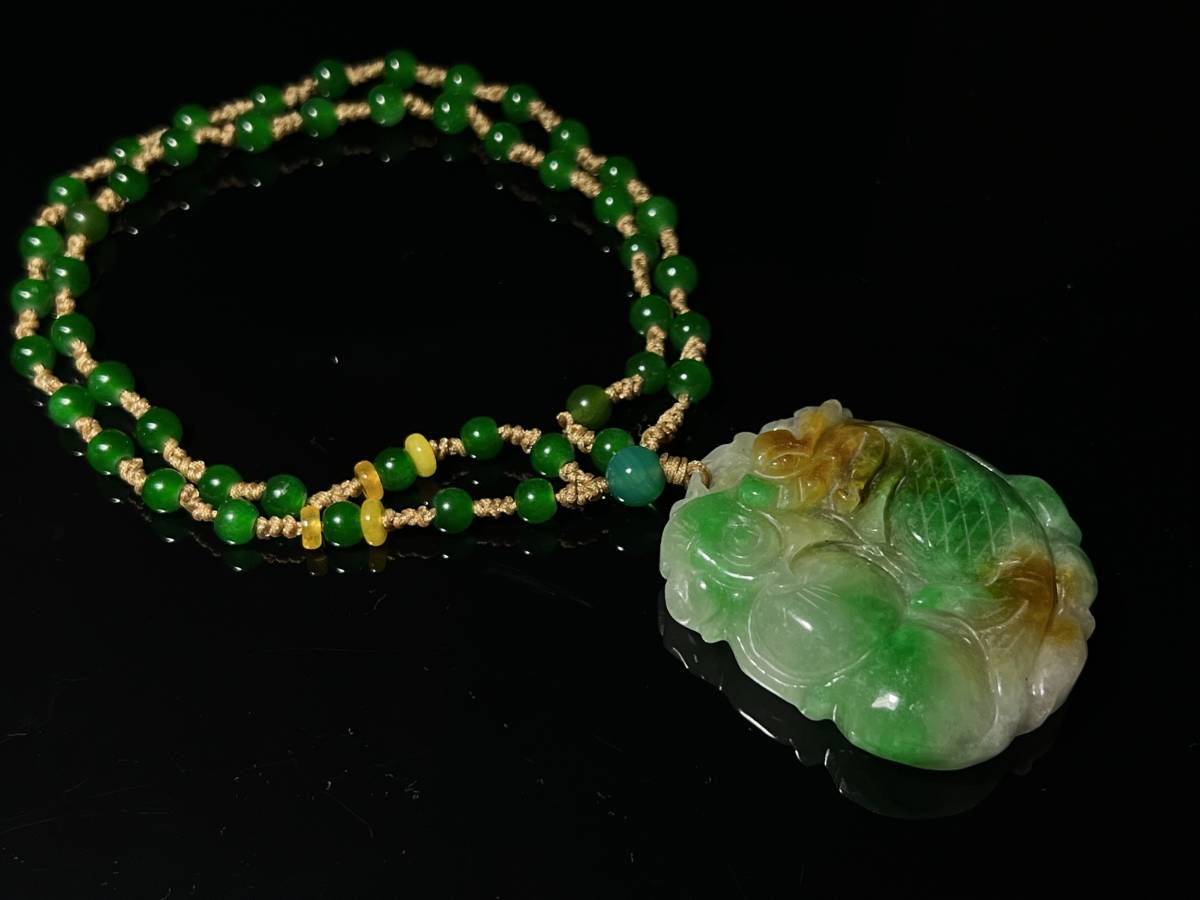 中国古玩 清時代 瑞獣彫刻 翡翠牌 瑪瑙 琥珀 極細工毛彫 和田玉原石