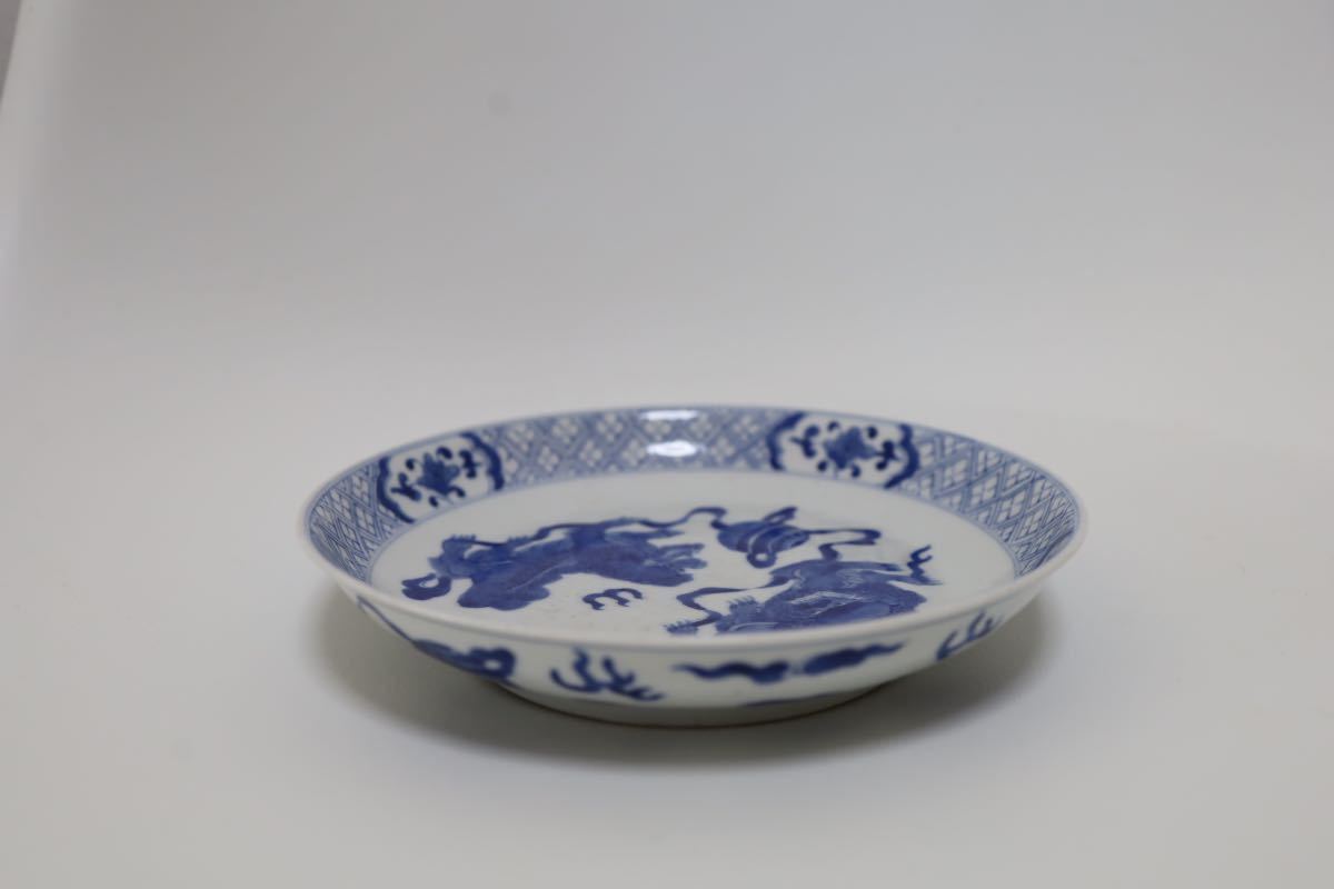 中国清時代染付文房具 中国清時代染付文房具 中国清時代染付文房具