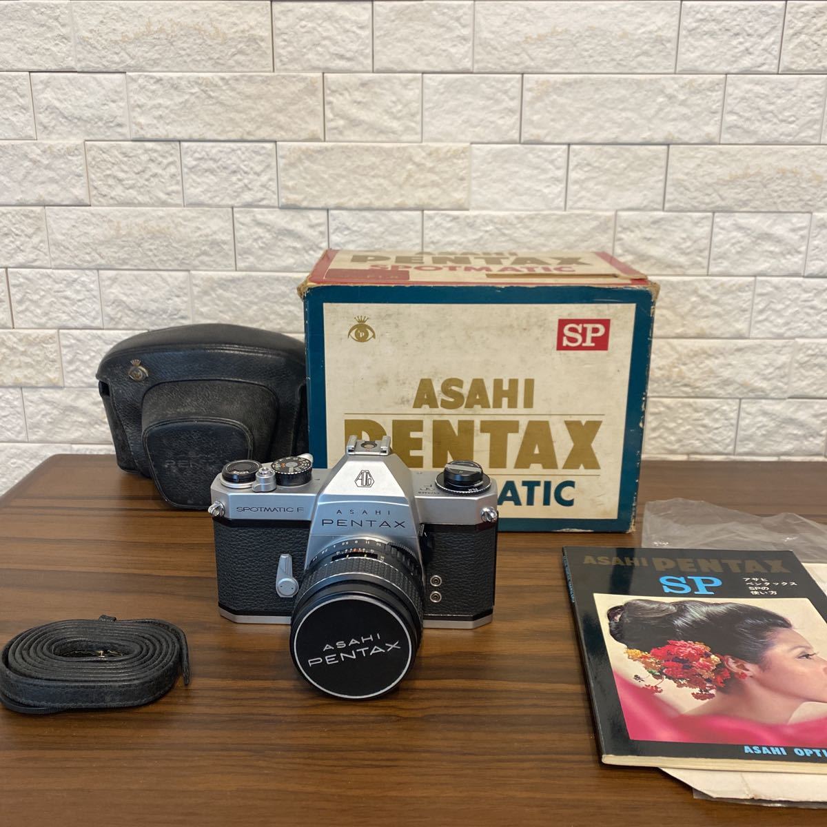 希少アサヒ ペンタックス SP spotmatic 55㎜ F1.8 元箱 希少アサヒ