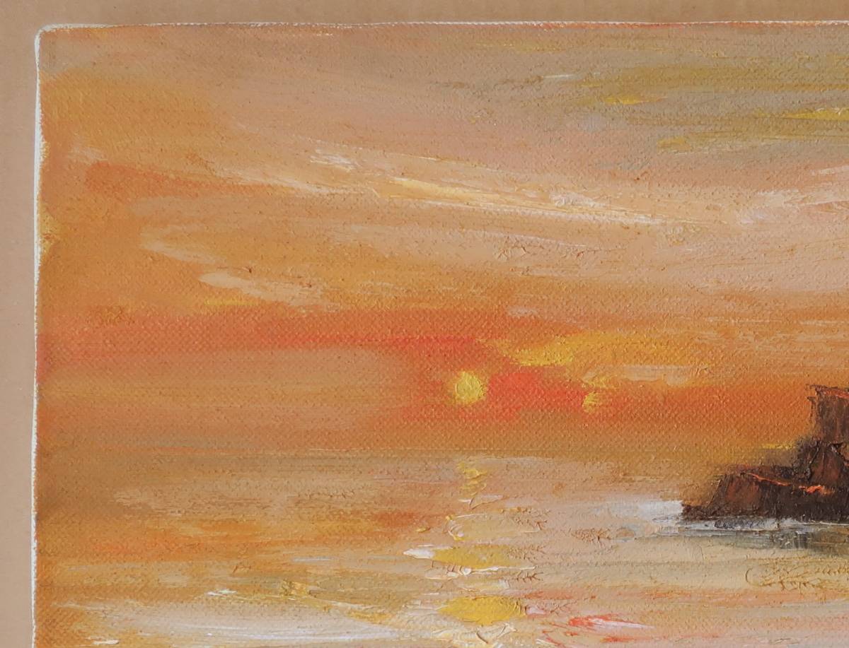 油彩 井田繁 6号 油絵 肉筆 キャンバス 真作保証 元光陽会運営委員