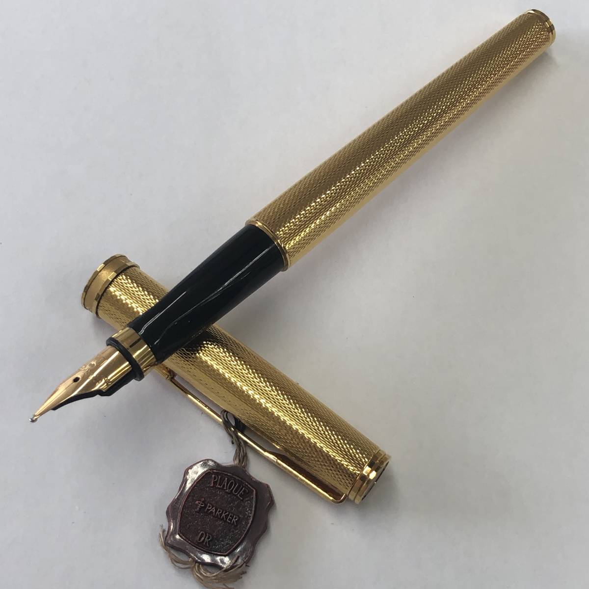 ◇極美 PARKER パーカー 万年筆 ペン先 18K 750 箱付き